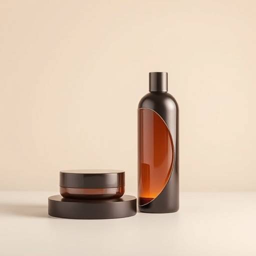 Fotografia di un prodotto di design elegante su sfondo neutro